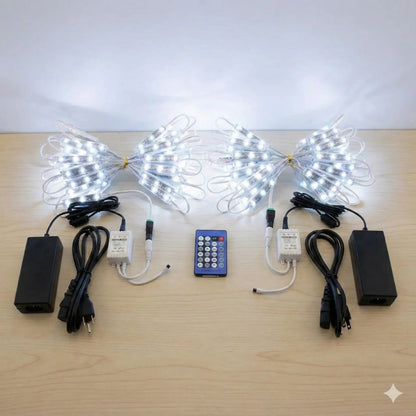 Crystal Vision Storefront LED Window Kit – 50ft Cool White - LED Lighting DIY Kit, Storefront, - LED Light