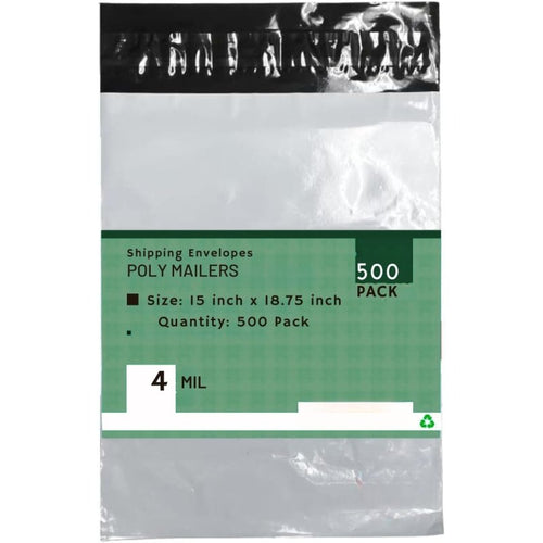 Heavy Duty Self Seal Poly Mailer Flat Bags Waterproof 4 Mil up to 10 Pound 15