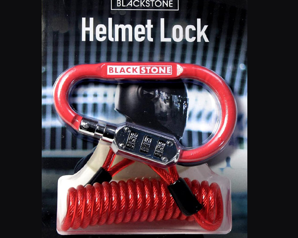 Blackstone Bicycle Helmet Lock with Reminder Cable Uninversal