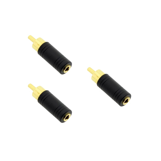 1/8" 3.5mm Microphone AUX Speaker Audio Out Adapter for CCTV DVR & NVR (3pcs)