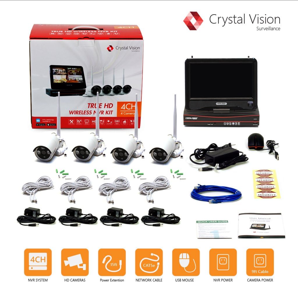 4ch fashion wireless nvr kit